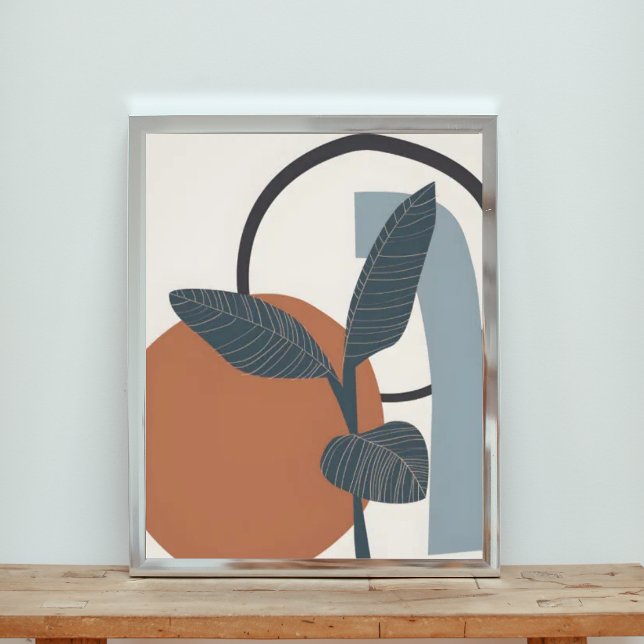 Foto Monstera Leaf Art Impressão minimalista (Criador carregado)