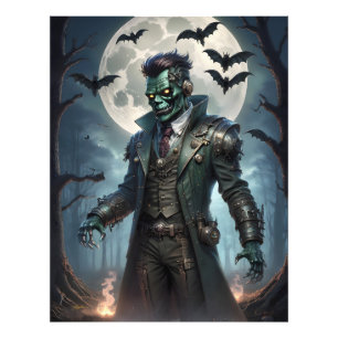 Foto Monstro de Halloween Steampunk Frankenstein