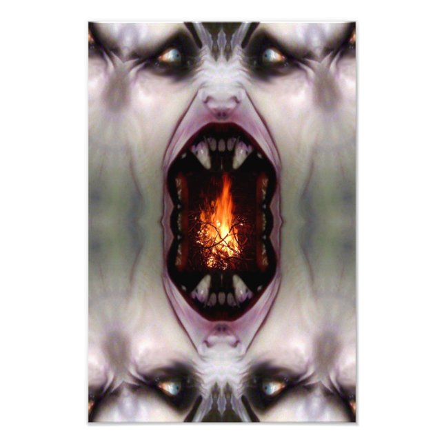 Foto Monstro no lugar do fogo (Frente)