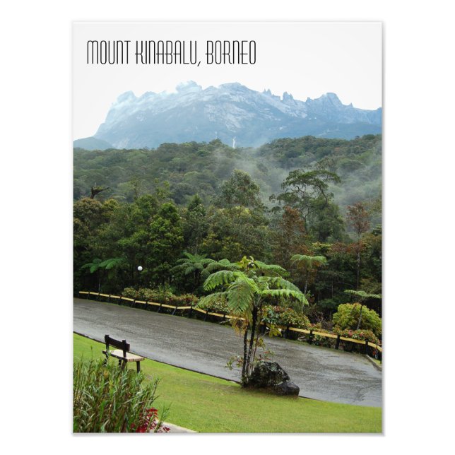 Foto Montanha Kinabalu e Bornéu Selvagem (Frente)