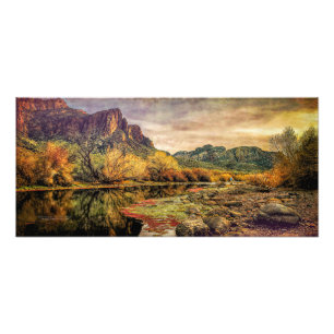 Foto Montanhas do Deserto do Rio arizona, Sonoran, 24"