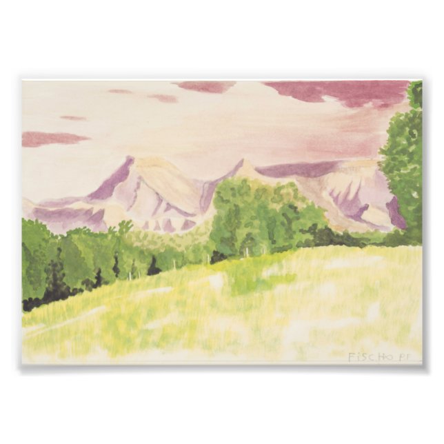 Foto Montanhas e Árvores (Frente)