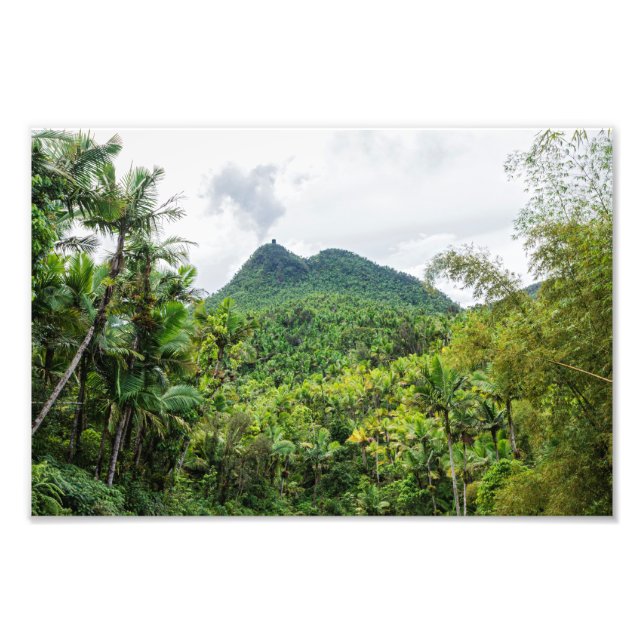 Foto Monte Britton e paisagem de el yunque (Frente)