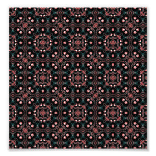 Foto Mosaico Impressão Gemoétrico Escuro