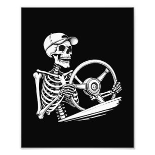 Foto Motorista de caminhão Skeleton - Caminhoneiro Gran