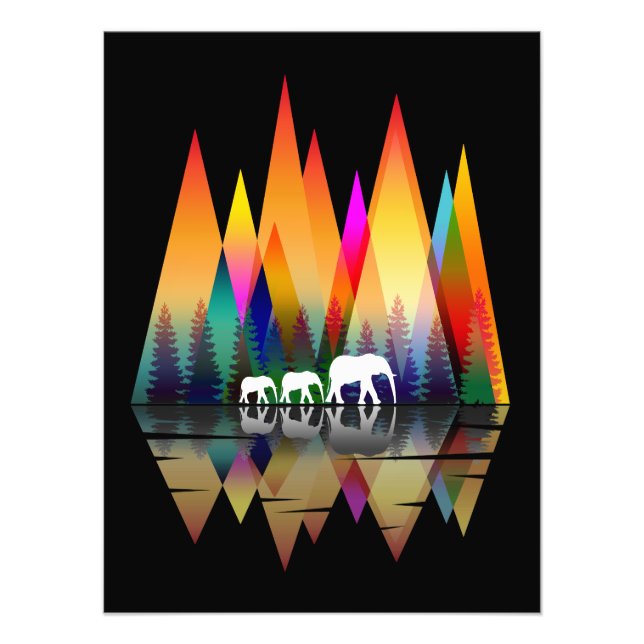 FOTO MOUNTAIN RAINBOW ELEPHANT (Frente)