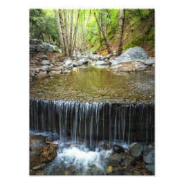 Foto Mountain Stream Waterfall – Nature Landscape Print