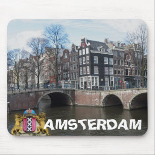 Foto Mousepad dos canais & das pontes de Amsterdã