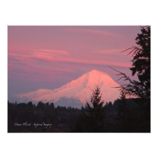 Foto Mt. Hood Janeiro Sunset