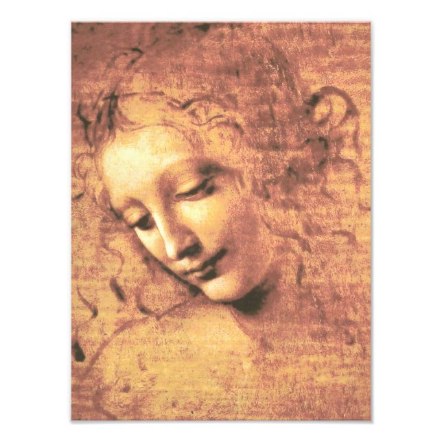 Foto Mulher Bonita por Leonardo da Vinci (Frente)