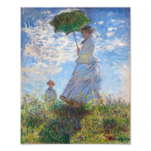 Foto Mulher com um Guarda-Sol Monet