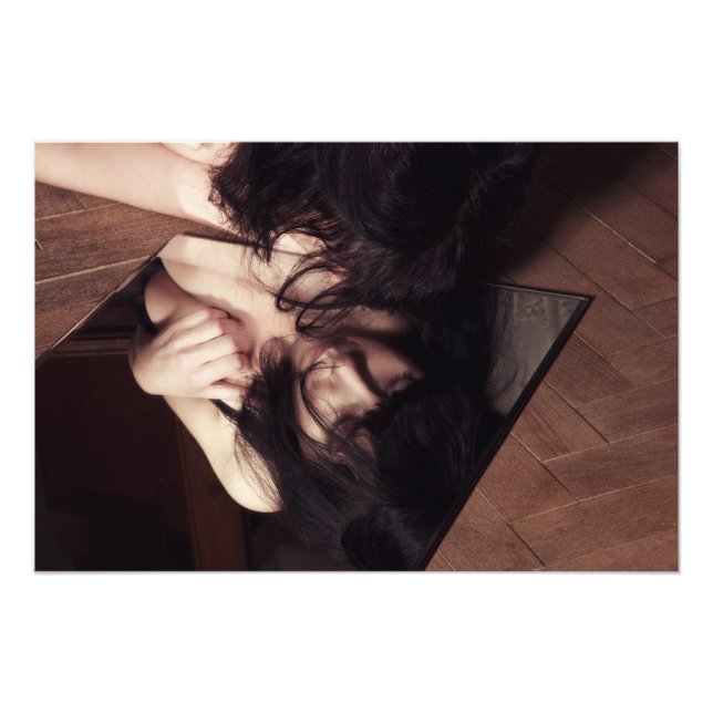 Foto Mulher e espelho (Frente)