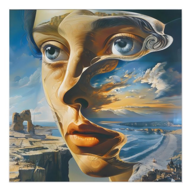 Foto Mulher e Surrealismo Mundial (Frente)