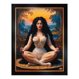 Foto Mulher Elegante em Harmonia Meditativa por Xzendor