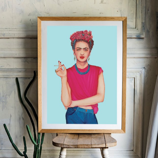 Foto Mulher em jeans pintura a óleo   (Criador carregado)