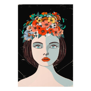 Foto Mulher Floral