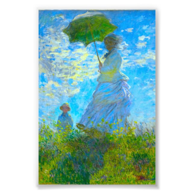 Foto Mulher Monet com Parasol (Frente)