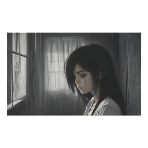 Foto Mulher na arte da depressão
