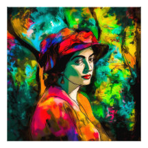 Mulher no Chapéu Vermelho