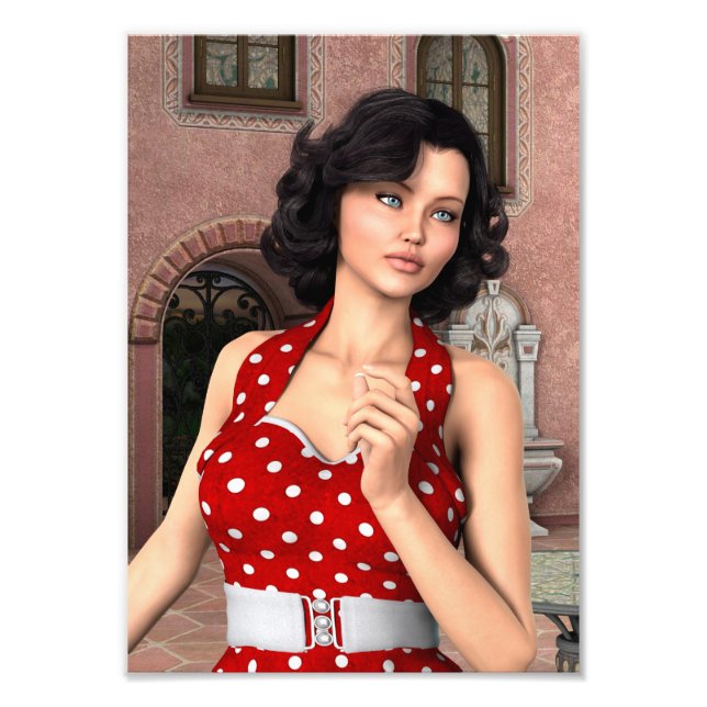 Foto Mulher Vintage (Frente)