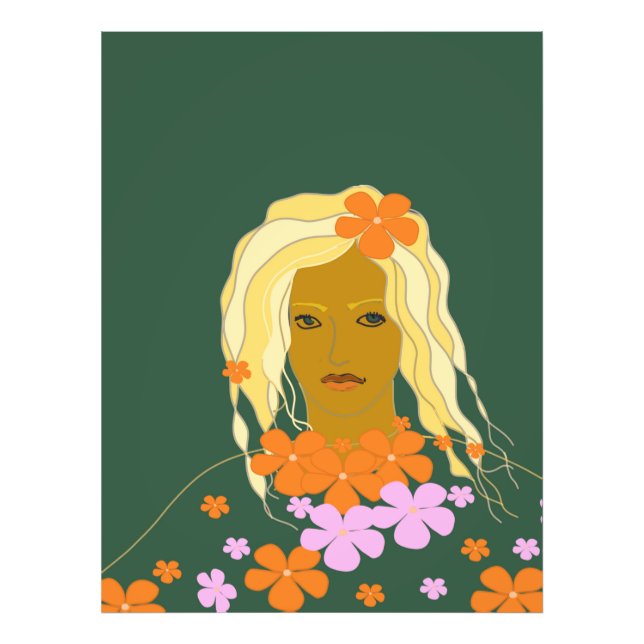 Foto Mulheres Com Flores (Frente)