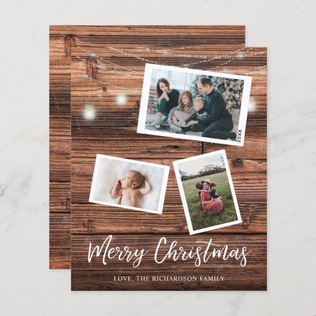 Foto Multi-Foto das Luzes de Natal Russas do Orçam (Frente/Verso)