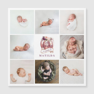 foto múltipla de aniversário da idade roxa da abób