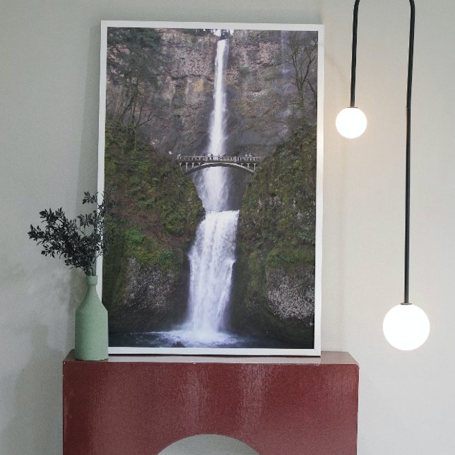 Foto Multnomah Censal em Cascata Cai (In Situ Framed)