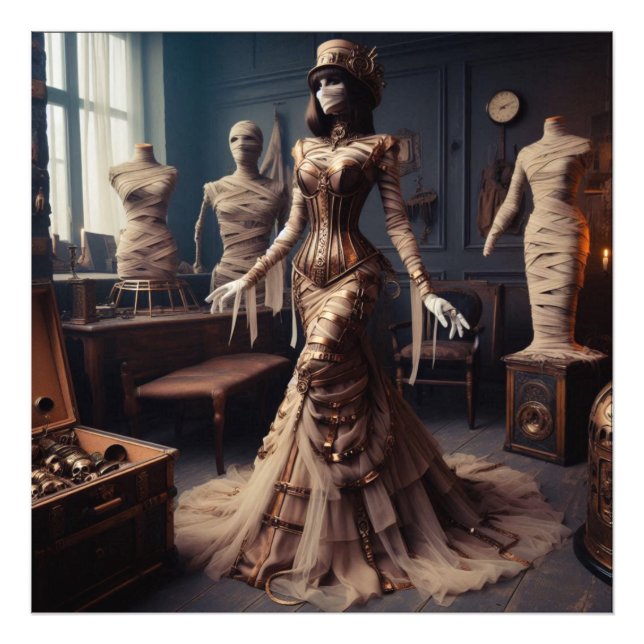 Foto Mummy Queen Steampunk Victorian Gothic (Frente)