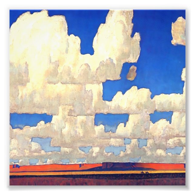 Foto “Mundo de Nuvens” por Maynard Dixon (Frente)