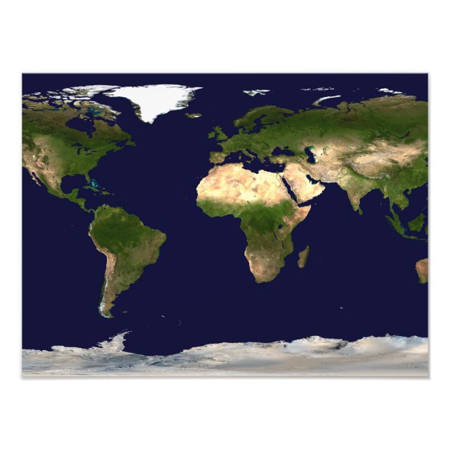 Foto Mundo Inteiro - Planeta Terra (Frente)