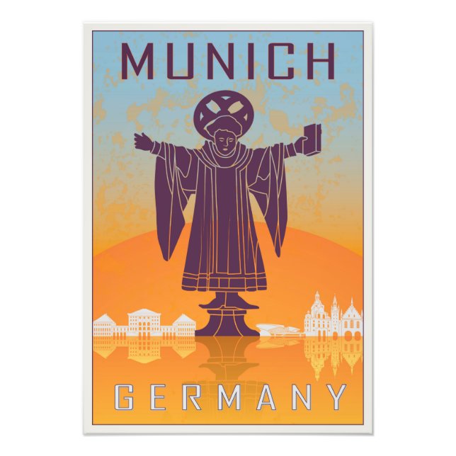 Foto Munich vintage poster (Frente)
