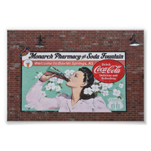 Foto Mural Celebra a Rota 66, Baxter Springs, Kansas