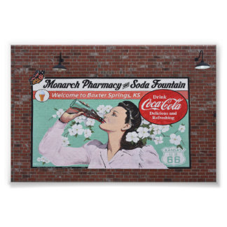 Foto Mural Celebra a Rota 66, Baxter Springs, Kansas