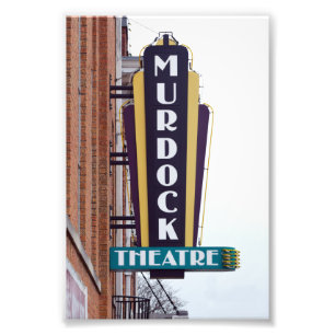 Foto Murdock Theater Sign, Wichita, Kansas