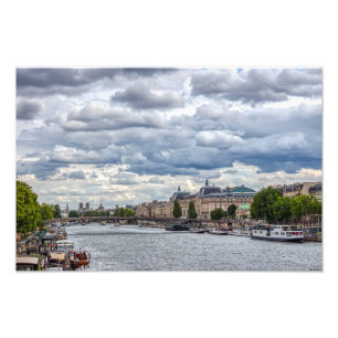 Foto Musée d'Orsay e Seine River - Paris, França
