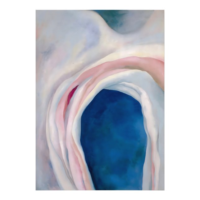 Foto Música rosa e azul por O'Keeffe (Frente)