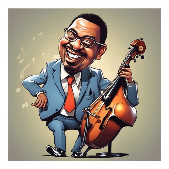 Foto músicos do jazz (Frente)