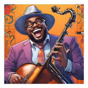 Foto músicos do jazz