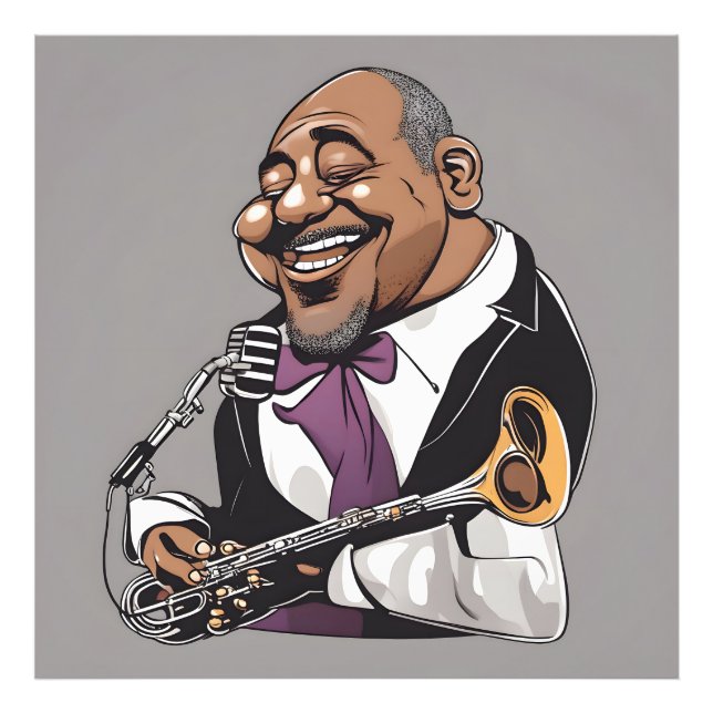 Foto músicos do jazz (Frente)