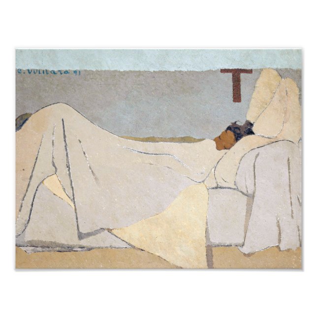 Foto Na cama | Edouard Vuillard | (Frente)