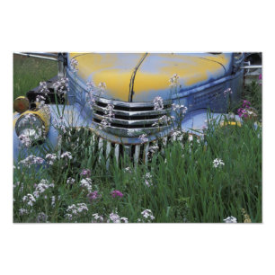 Foto NA, EUA, Washington oriental, caminhão velho com