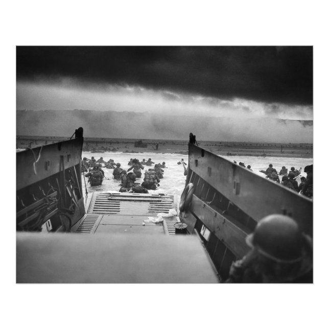 Foto Na Tubagem Da Morte LCVP Segunda Guerra Mundial Om (Frente)