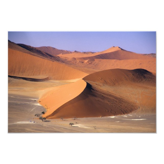 Foto Namíbia: Dunas de Sossuvlei, cena aérea. (Frente)