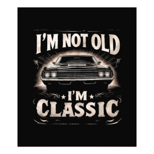 Foto Não sou velho, sou clássico retrô vintage Carro en
