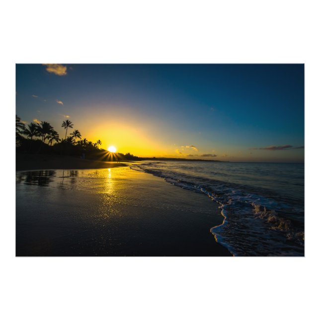 Foto Nascer do Sol da Manhã no Havaí (Frente)