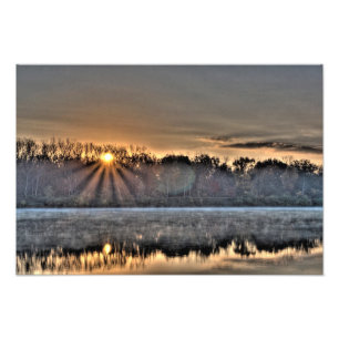 Foto Nascer do sol do lago Antrim, Columbo, Ohio
