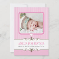 FOTO NASCIMENTO ANÚNCIO precioso menina rosa