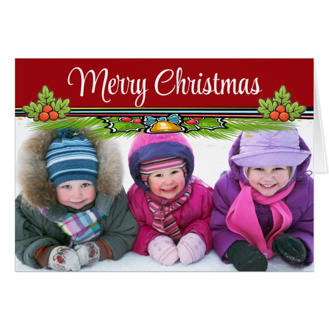 Foto Natal / Cartão de Férias (Frente horizontal)