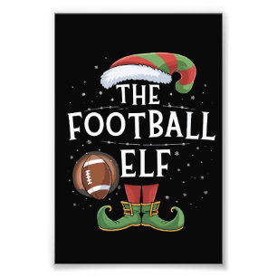 Foto Natal da Família Elf de Futebol Americano
